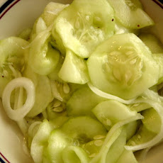 Quick Pickled Cucumber and Ginger