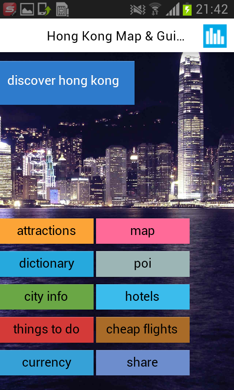 Android application Hong Kong Offline Map &amp; Guide screenshort