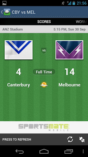 nrl-league-live for android screenshot