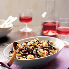 Orecchiette with Mushrooms, Radicchio, and Gorgonzola