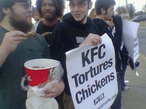 Protest against KFC