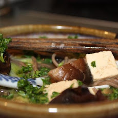Japanese Style Chicken in a Pot Soup