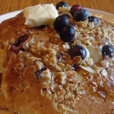 Blueberry Crisp Pancakes