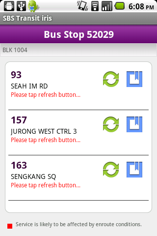 sbs-transit-iris for android screenshot