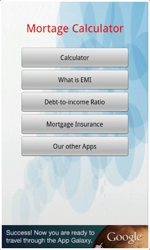 Mortgage EMI Calculator