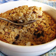 Chocolate Chip Cookie Baked Oatmeal