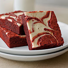 Red Velvet-Peppermint Swirl Brownies