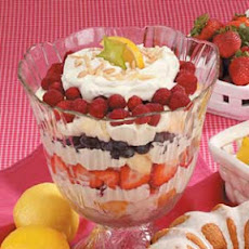 Three-Berry Lemon Trifle Recipe