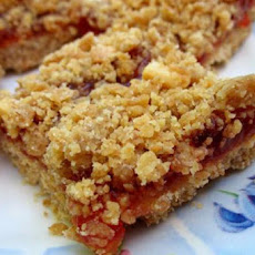 Microwave Peanut Butter and Jam Bars