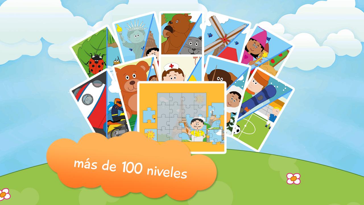 Android application 100+ Kids Jigsaw Puzzles screenshort