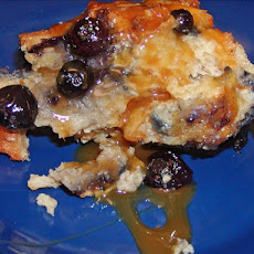 Blueberry, Bread Pudding