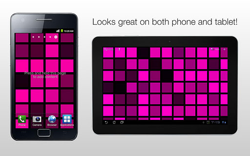 Glow Tiles Live Wallpaper