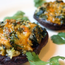 Cheddar-Stuffed Mushrooms