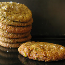 Salty-Sweet Pistachio Nut Butter and Oatmeal Cookies