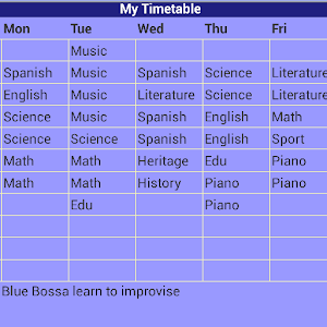 School Timetable - Android Apps on Google Play