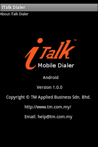 iTalk Mobile Dialer