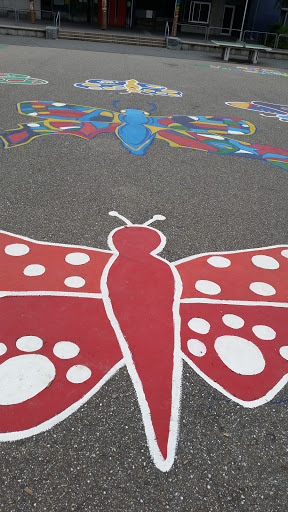 Butterfly Ground Mural