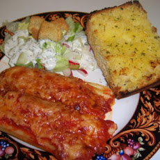 Manicotti W/Turkey, Cremini Mushrooms & Ricotta Cheese