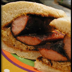 Killer Kielbasa and Sauerkraut on Kaisers