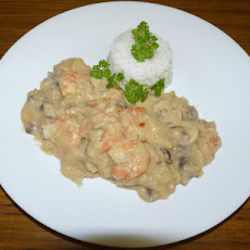 Shrimp-Mushroom Mornay