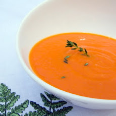Chilled Carrot and Orange Soup