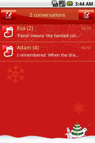 Easy SMS Christmas Theme