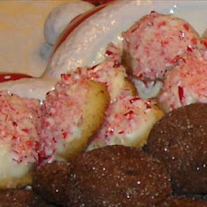 Candy Cane Snowballs