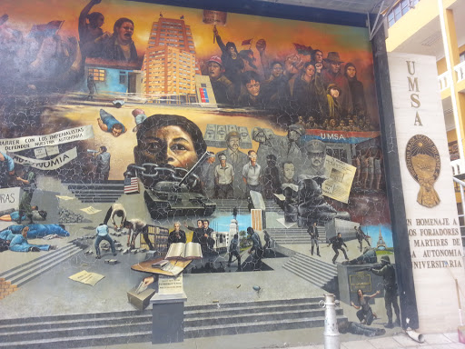 Mural Lucha Por La Autonomía Universitaria