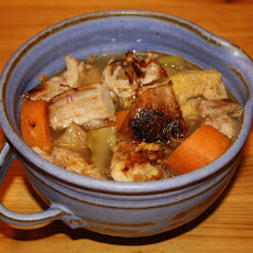 Pork Belly, Apple and Vegetable Stew with Apple Cider