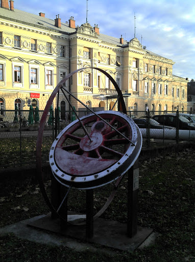 Old Train Wheel