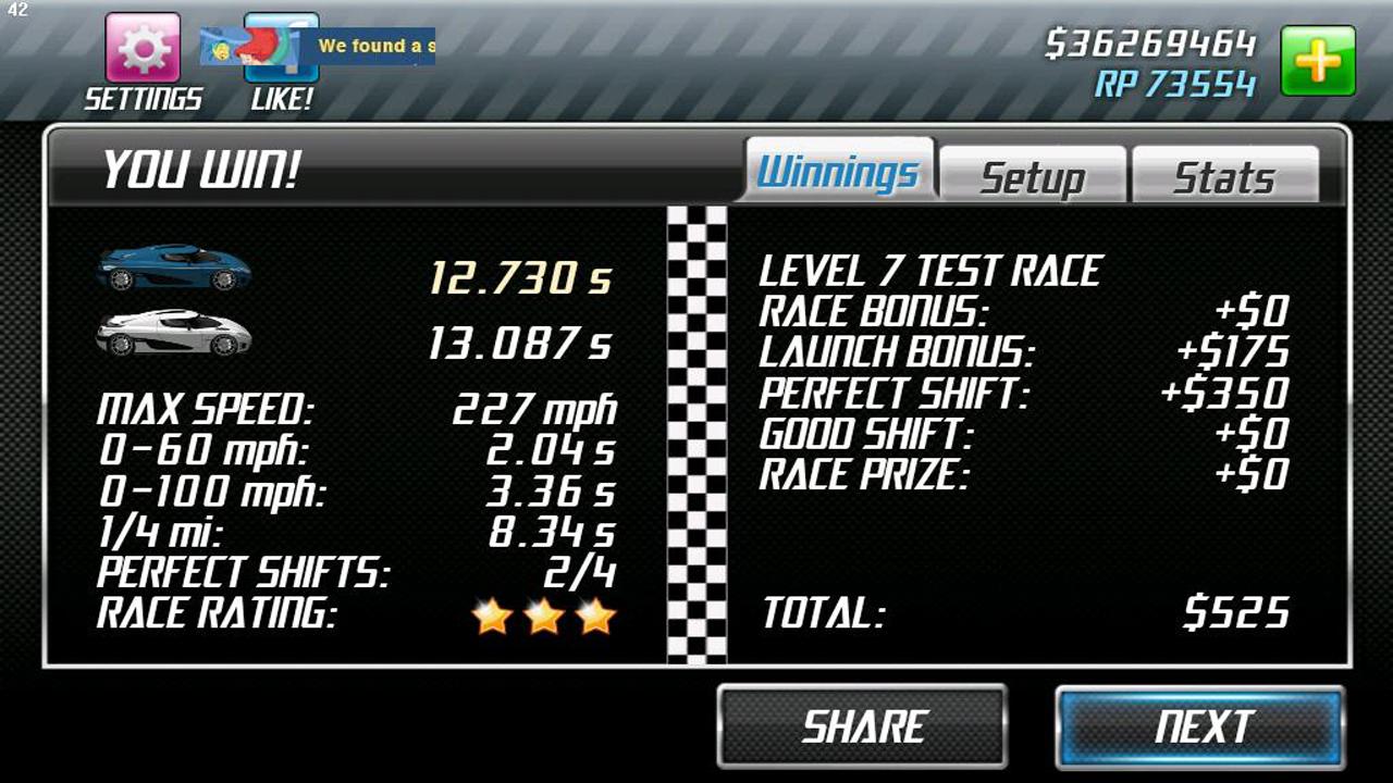    Drag Racing Pro Setups- screenshot  