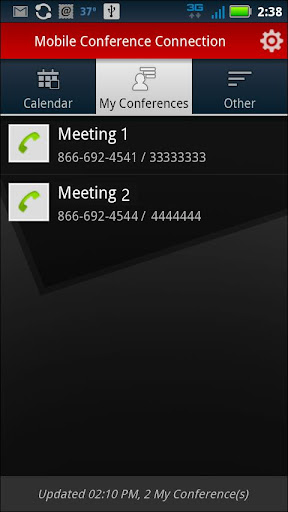 mobile-conference-connection for android screenshot