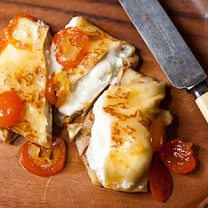 Orange Ricotta Pillows with Lillet Kumquat Compote