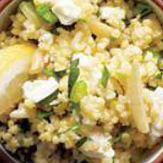 Millet Pilaf with Almonds and Feta