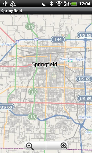 Springfield Street Map