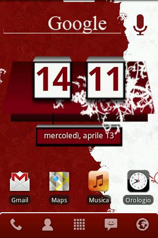 ADW Red Honeycomb Theme Pro