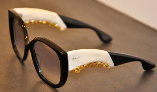 Gafas mandibula ciervo