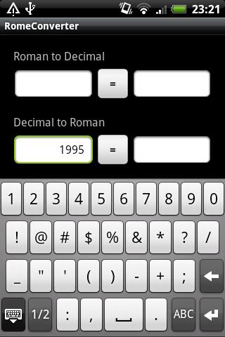 Roman Numeral Converter