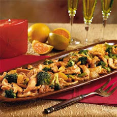 Spicy Ginger-and-Orange Chicken with Broccoli