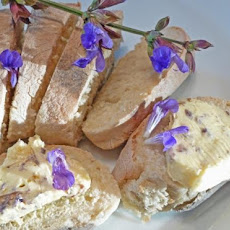 Butter With Rosemary or Other Edible Flowers