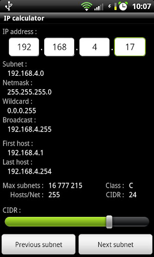 IP calculator