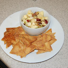 Harvest Apple Salsa with Cinnamon Chips