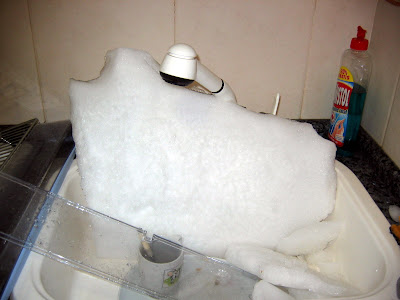 Trozo de hielo correspondiente al "techo" del cogelador