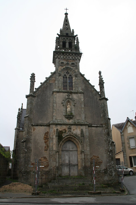 kaple Panny Marie Lurdské - chapelle Notre Dame de Lourdes - v Auray 