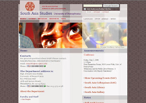 Website design for UPENN South Asia Studies by Samit