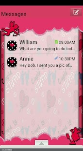 How to download GO SMS THEME/StupidCupid4U lastet apk for bluestacks