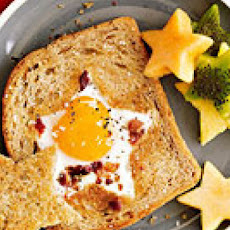 Star-Studded Egg-In-A-Hole