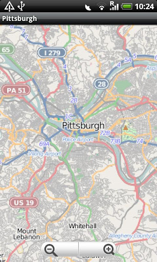 Pittsburgh Street Map