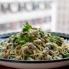 Healthy Pasta with Spicy Crab