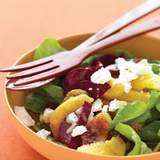 Orange, Roasted Beet, and Arugula Salad